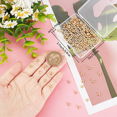 150Pcs 304 Stainless Steel Spacer Beads STAS-BBC0003-43-1