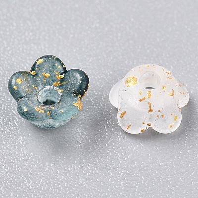 Frosted Transparent Acrylic Beads X-OACR-N137-72L-1