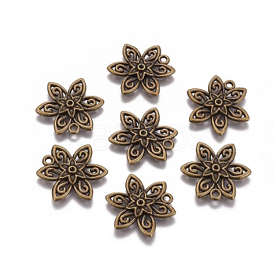Tibetan Style Alloy Pendants LS-TIBEP-EBB088YKG-AB-FF-1