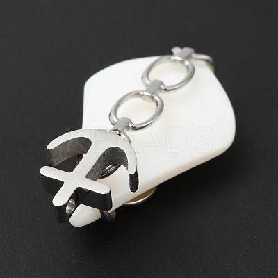 Natural White Shell Pendants SSHEL-G025-01P-1