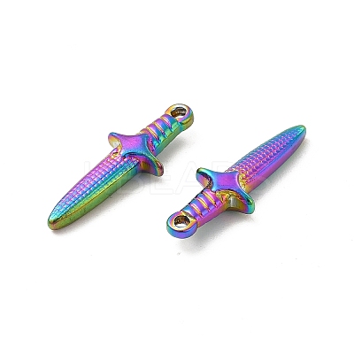 Ion Plating(IP) 304 Stainless Steel Pendants STAS-B032-28MC-1