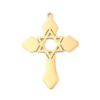 304 Stainless Steel Pendants LS-STAS-K287-01G-1