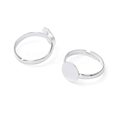Brass Pad Ring Base Findings X-EC022-S-1