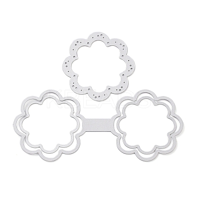 Flower Carbon Steel Cutting Dies Stencils LS-DIY-P076-07-1