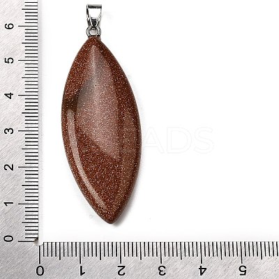 Synthetic Goldstone Big Pendants G-F820-06L-1