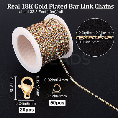 DIY Chain Bracelet Necklace Making Kit DIY-BBC0001-15-1