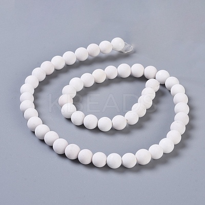 Natural Mashan Jade Beads Strands G-K245-01J-10mm-1