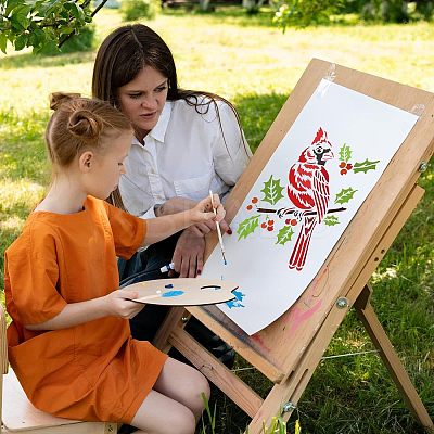 Plastic Reusable Drawing Painting Stencils Templates DIY-WH0202-301-1
