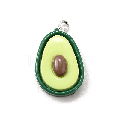 Resin Pendants FIND-U030-06B-P-1
