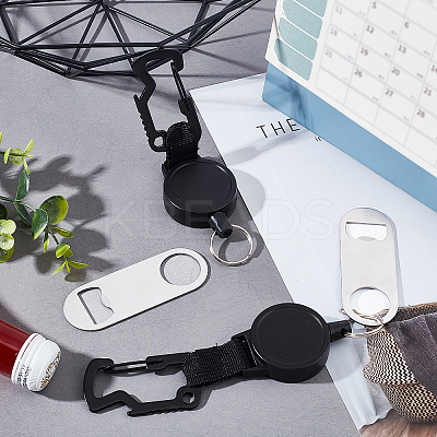DIY Bottle Opener Keychain Making Kit DIY-AR0002-49-1