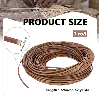 Plastic Wicker Strips DIY-WH0750-098A-1