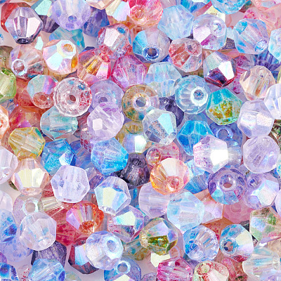 520Pcs Transparent Colours Rainbow Glass Seed Beads GLAA-TA0003-95-1