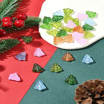 40Pcs Dyed & Heated Glass Beads GLAA-FS0001-88A-1