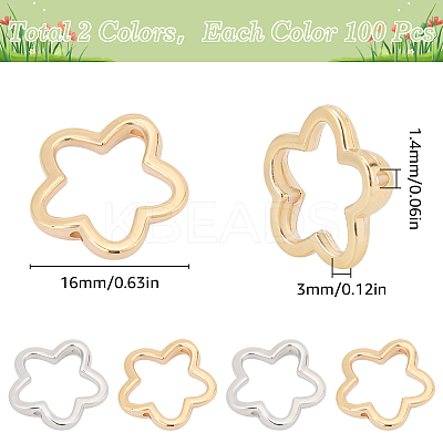 2 Colors CCB Plastic Bead Frames CCB-SC0001-18-1