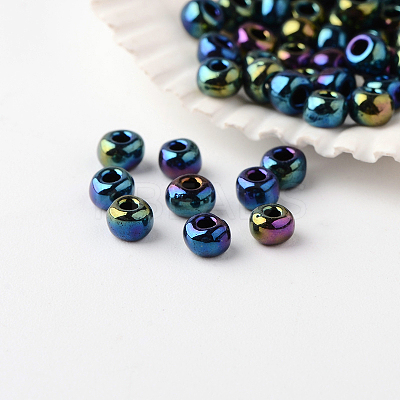 FGB 6/0 Grade A Round Glass Seed Beads SEED-A022-F6-603-1