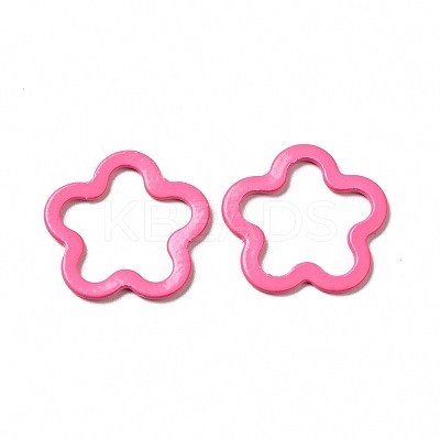 Spray Painted 201 Stainless Steel Linking Rings STAS-G304-07C-1