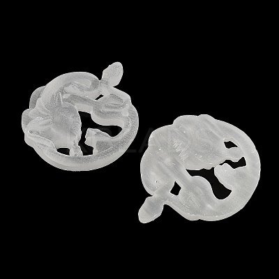 Natural Selenite Carved Medusa Figurines G-G130-04-1