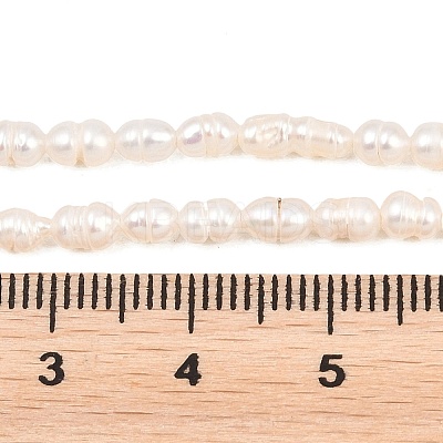 Natural Cultured Freshwater Pearl Beads Strands PEAR-D003-01D-04-1