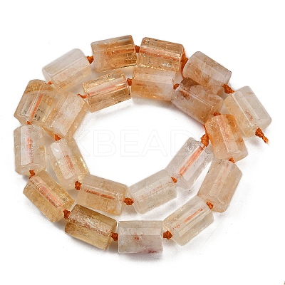 Natural Citrine(Heated) Beads Strands G-G162-D07-02-1