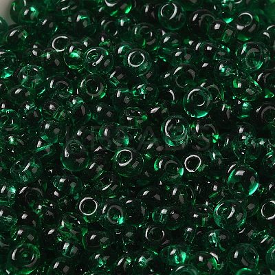 Transparent Colours Glass Seed Beads SEED-P006-02A-09-1