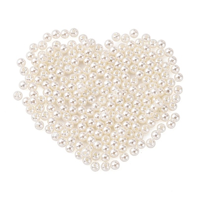 Imitation Pearl Acrylic Beads X-PL609-1-1