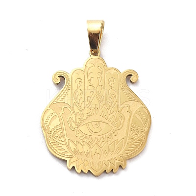 201 Stainless Steel Pendants LS-STAS-C062-04G-1