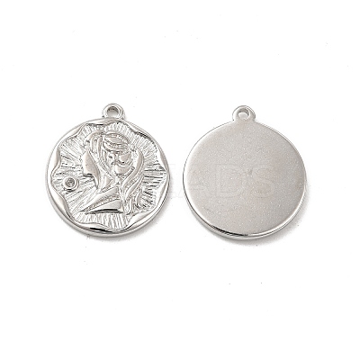 Non-Tarnish 304 Stainless Steel Pendants STAS-B032-10P-1