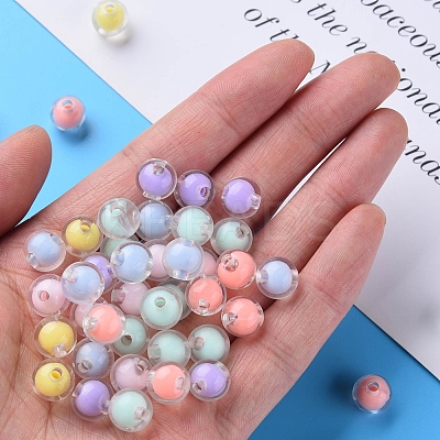 Transparent Acrylic Beads TACR-S152-15A-1