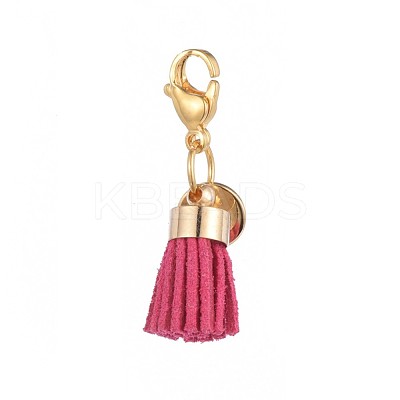 Suede Cord Tassel Pendants HJEW-JM00362-M-1