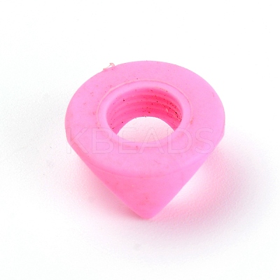 60Pcs 4 Colors Silicone Pencil Gripper for Kids AJEW-GF0003-34-1