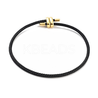 Braided Steel Wire Bracelets Making BJEW-H610-02G-07-1