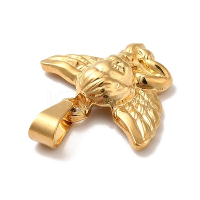 PVD Vacuum Plating 201 Stainless Steel Pendants STAS-P314-24G-1