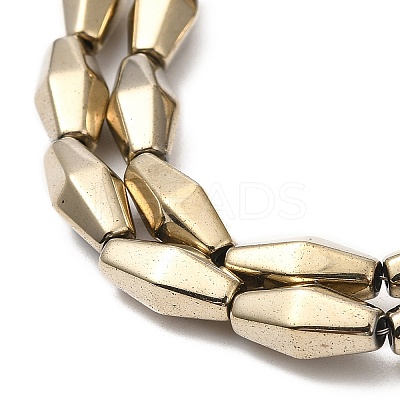 Electroplate Synthetic Magnetic Hematite Beads Strands G-E602-05A-1