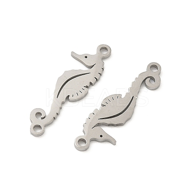 Ocean 201 Stainless Steel Laser Cut Sea Animals Connector Charms STAS-P428-03B-P-1