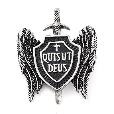 304 Stainless Steel Pendants STAS-R225-19AS-1