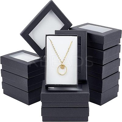 Rectangle Valentines Day Presents Packages Cardboard Jewelry Set Boxes LS-CBOX-NB0001-04-1