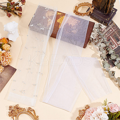 2 Pairs 2 Styles Nylon Tulle Long Sleeve FIND-OC0003-16-1
