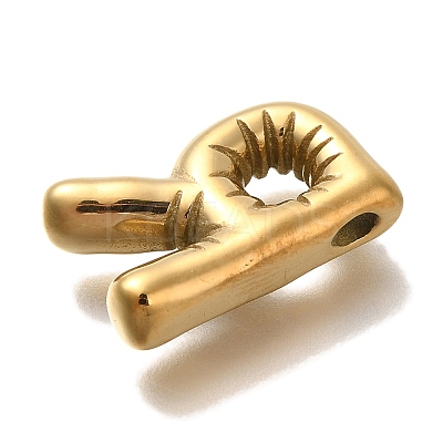 PVD Vacuum Plating 304 Stainless Steel Pendants STAS-S148-29G-R-1