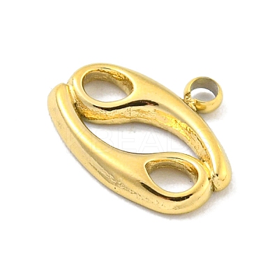 Real 18K Gold Plated PVD Vacuum Plating 304 Stainless Steel Pendants STAS-L278-002G-04-1