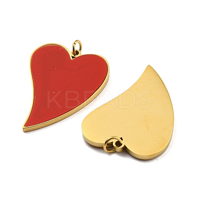 Ion Plating(IP) 304 Stainless Steel Pendants STAS-O003-08G-1