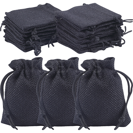 24Pcs Burlap Packing Pouches Drawstring Bags ABAG-BBC0001-07B-1