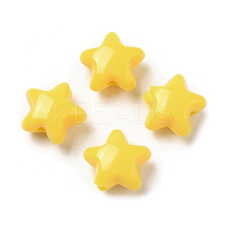 Opaque Acrylic Beads OACR-C016-30J-1