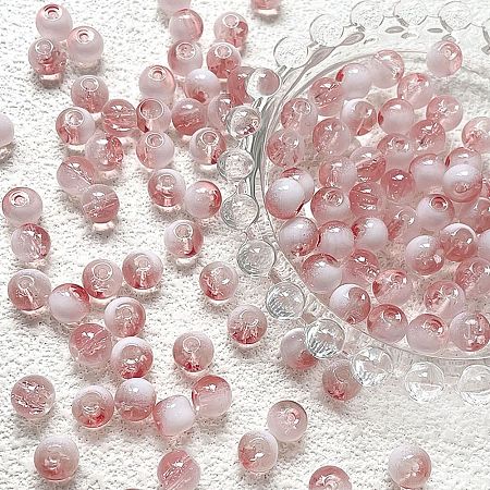 Handmade Transparent Lampwork Beads LAMP-K040-02A-1