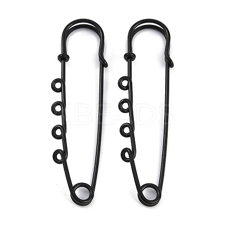 Ion Plating(IP) 304 Stainless Steel Safety Pins Brooch Findings STAS-K252-05B-EB-1