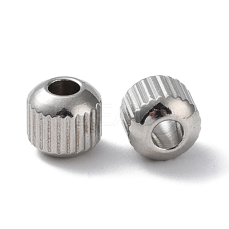 303 Stainless Steel Beads STAS-Q302-22A-P-1