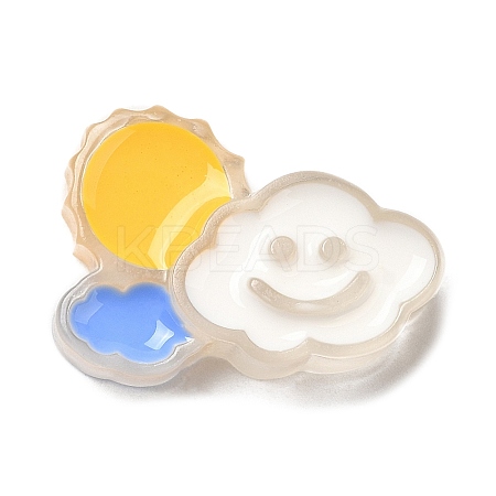Translucent Resin Cabochons LS-RESI-H147-01C-1