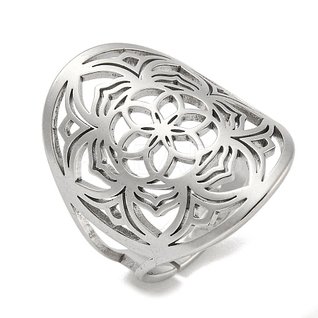 304 Stainless Steel Rings RJEW-M045-04P-1
