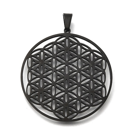 Ion Plating(IP) 304 Stainless Steel Pendants STAS-P209-18B-1