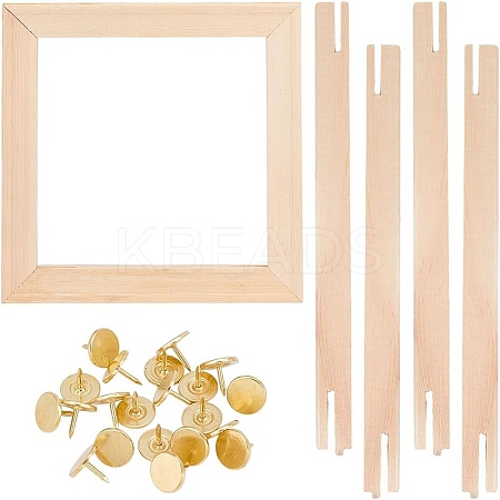 4Pcs DIY Wood Photo Picture Frame Border Mortise Tenon DIY-AN0001-34-1