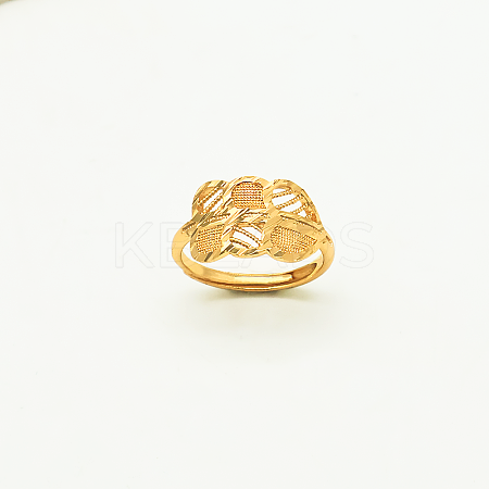 Adjustable Vintage Brass Open Cuff Rings for Women TS0392-2-1